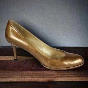 Stuart Weitzman Women's Muse Quasar Patent Leather Pumps